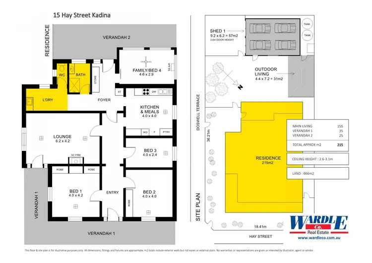 Floorplan of Homely house listing, 15 Hay St, Kadina SA 5554