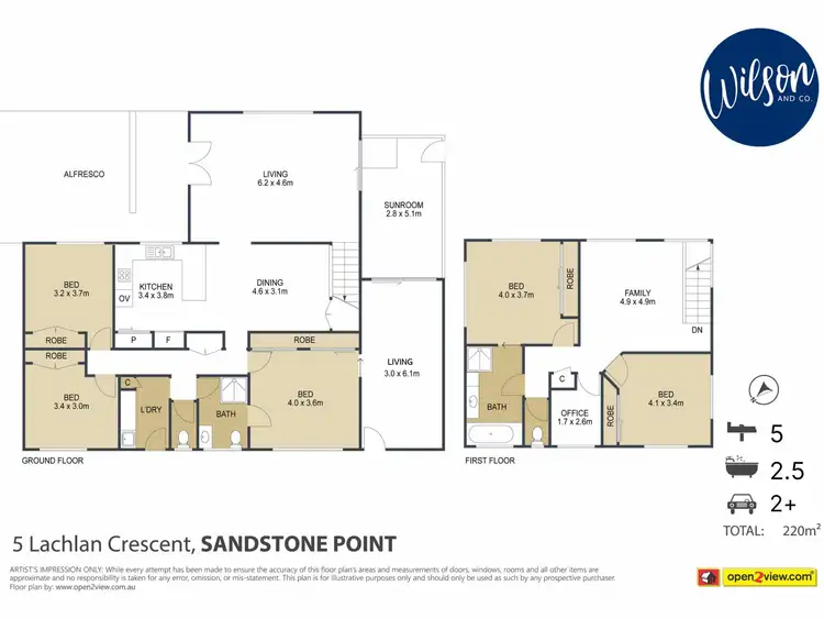 Floorplan of Homely house listing, 5 Lachlan Cres, Sandstone Point QLD 4511