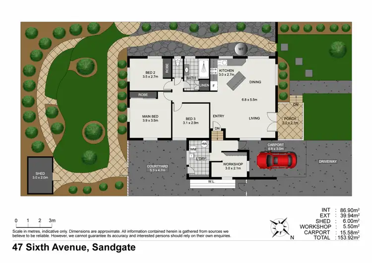 Floorplan of Homely house listing, 47 Sixth Ave, Sandgate QLD 4017