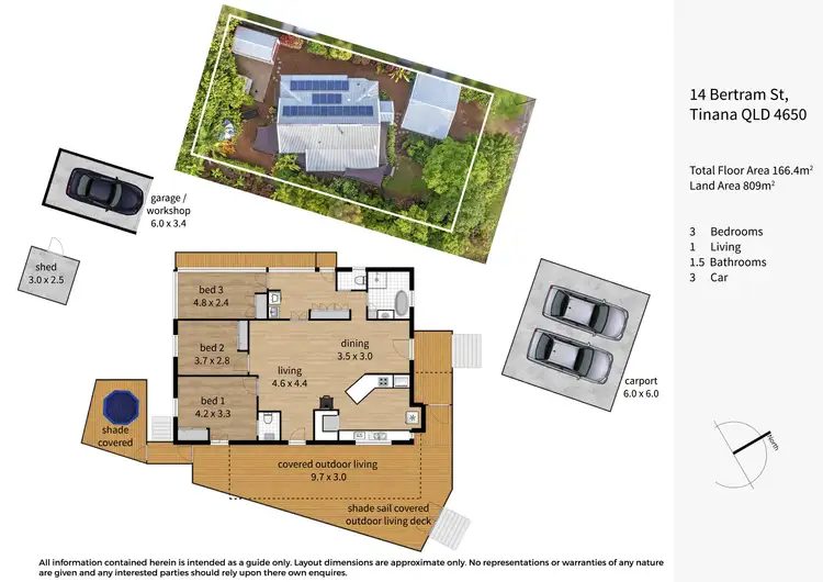 Floorplan of Homely house listing, 14 Bertram St, Tinana QLD 4650
