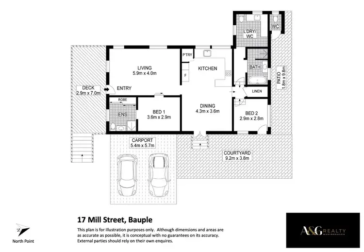 Floorplan of Homely house listing, 17 Mill St, Bauple QLD 4650