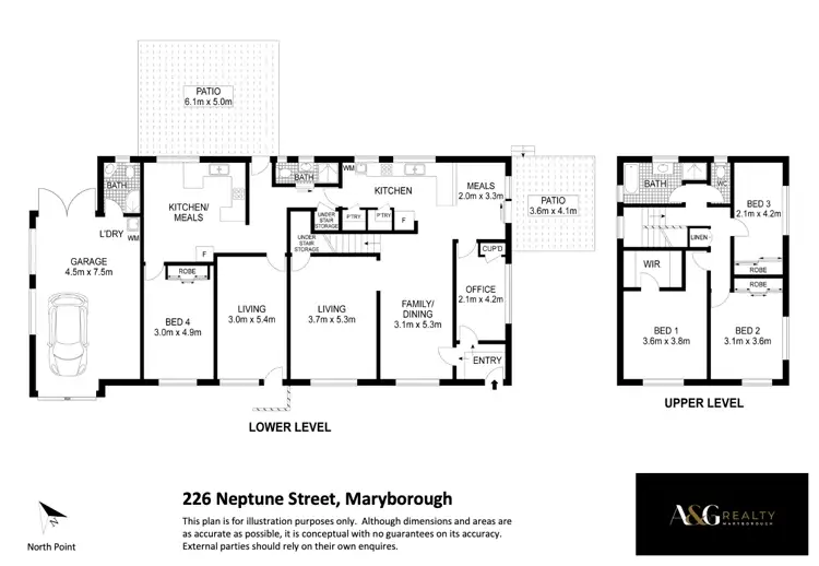 Floorplan of Homely house listing, 226 Neptune St, Maryborough QLD 4650