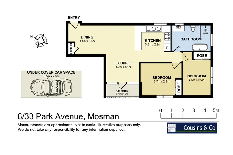 Floorplan of Homely unit listing, 8/33 Park Avenue, Mosman NSW 2088