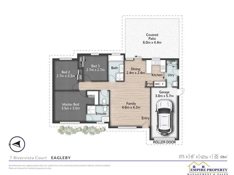 Floorplan of Homely house listing, 7 Rivervista Ct, Eagleby QLD 4207