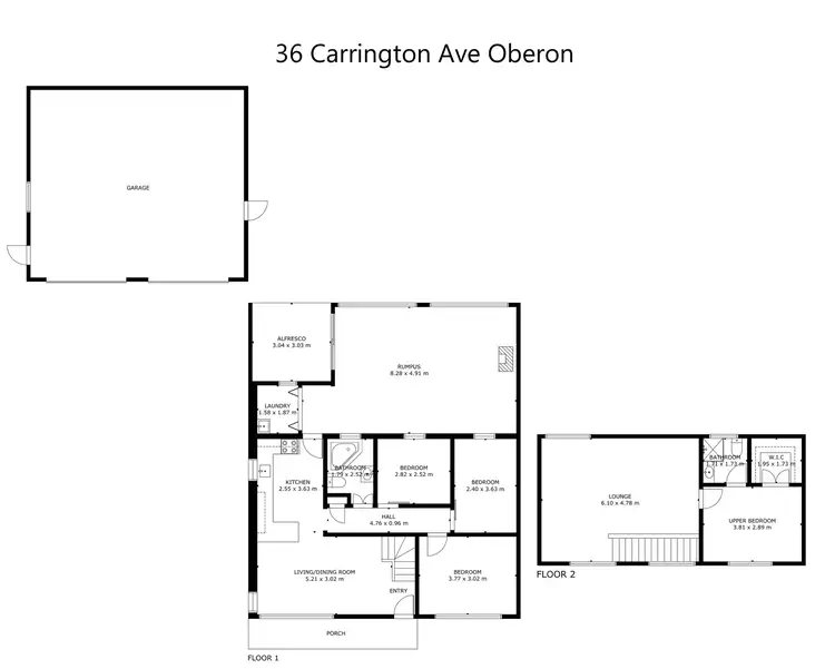 Floorplan of Homely house listing, 36 Carrington Ave, Oberon NSW 2787