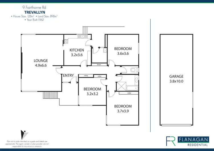 Floorplan of Homely house listing, 9 Fairthorne Rd, Trevallyn TAS 7250