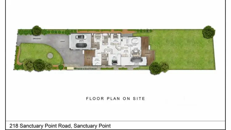 Floorplan of Homely house listing, 218 Sanctuary Point Rd, Sanctuary Point NSW 2540