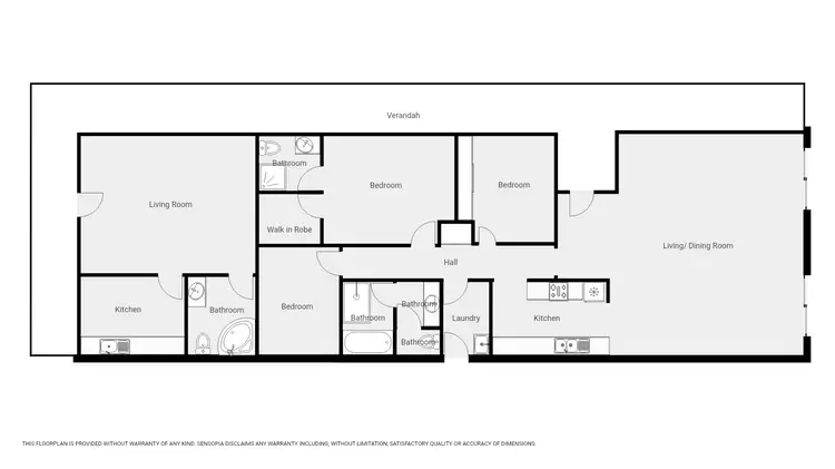 Floorplan of Homely house listing, 8 Heath St, Halls Gap VIC 3381