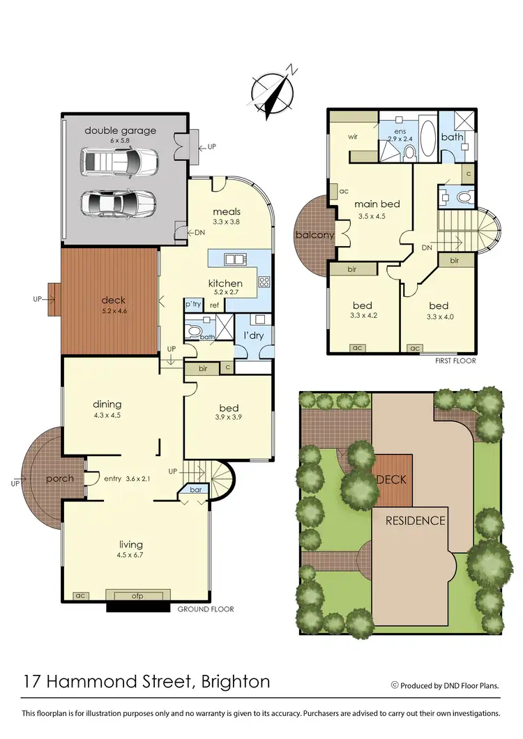 Floorplan of Homely house listing, 17 Hammond Street, Brighton VIC 3186
