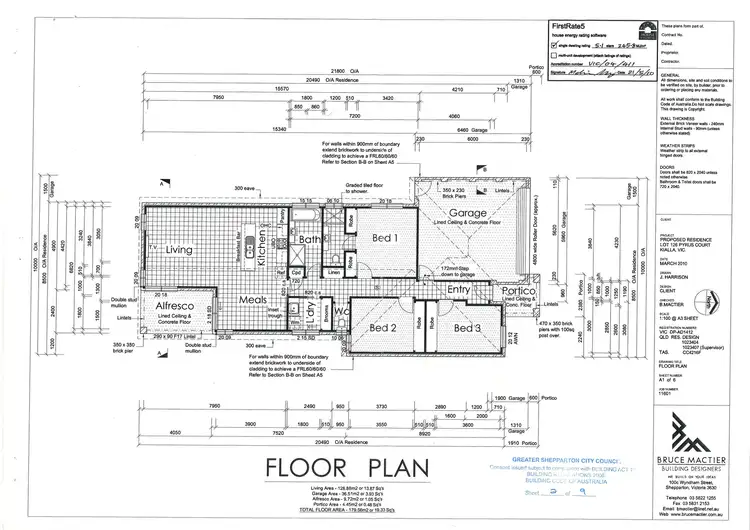 Floorplan of Homely house listing, 4 Pyrus Ct, Kialla VIC 3631