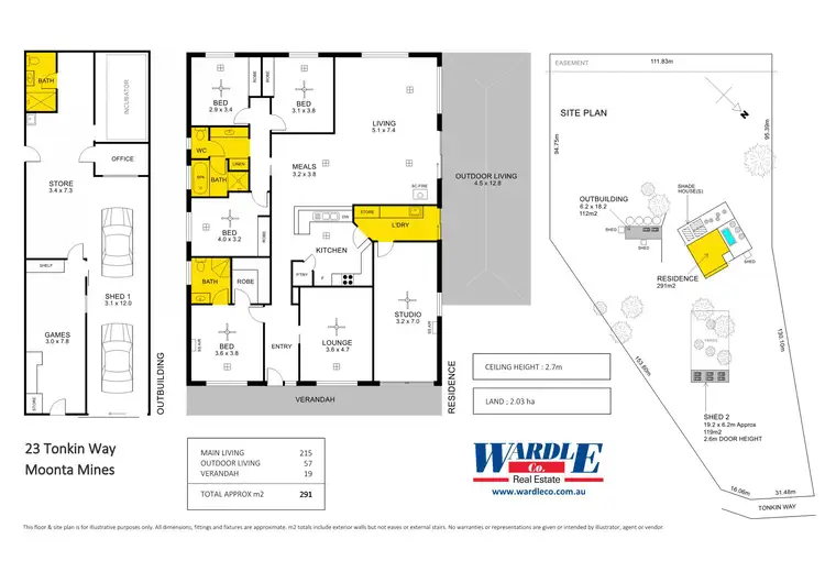 Floorplan of Homely house listing, 23 Tonkin Way, Moonta Mines SA 5558