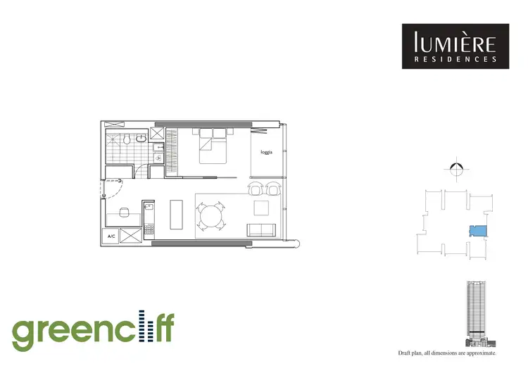 Floorplan of Homely apartment listing, 2207/101 Bathurst St, Sydney NSW 2000