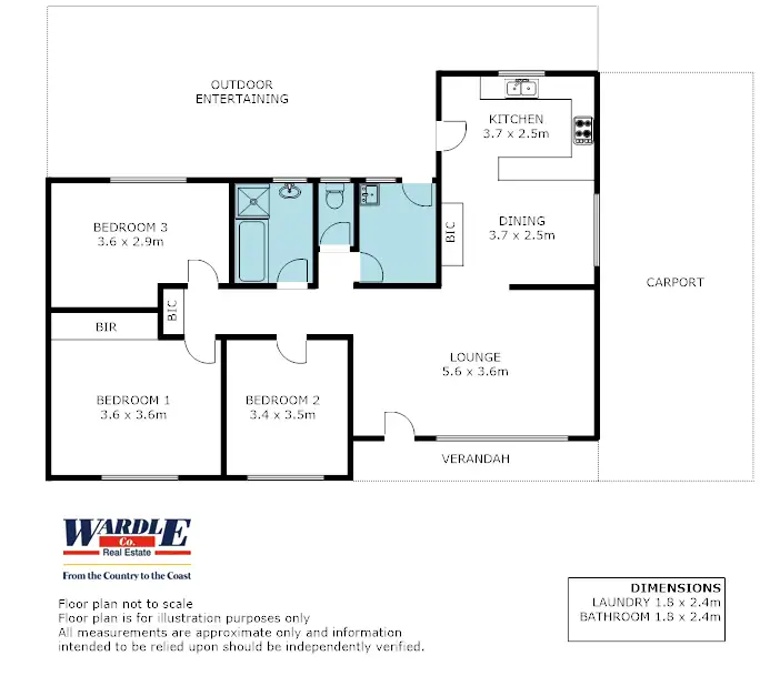 Floorplan of Homely house listing, 1 First St, Gladstone SA 5473