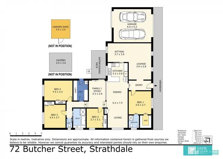 Floorplan of Homely house listing, 72 Butcher St, Strathdale VIC 3550