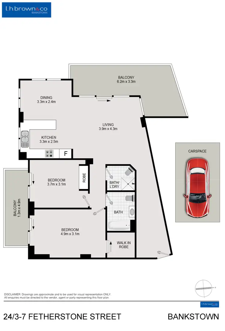 Floorplan of Homely unit listing, Unit 24/3-7 Fetherstone St, Bankstown NSW 2200