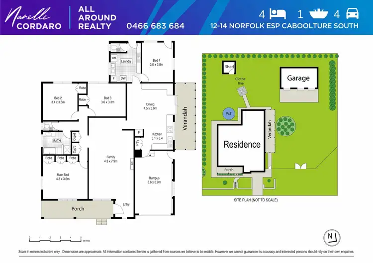 Floorplan of Homely house listing, 12 Norfolk Esp, Caboolture South QLD 4510