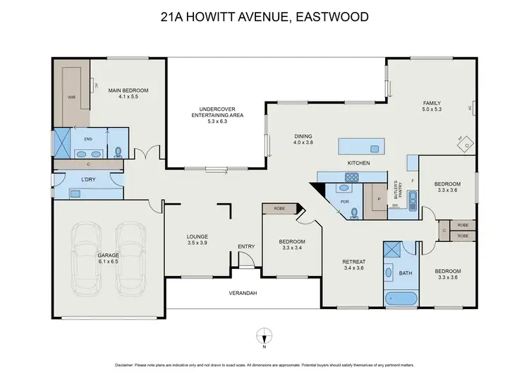 Floorplan of Homely house listing, 21A Howitt Ave, Eastwood VIC 3875