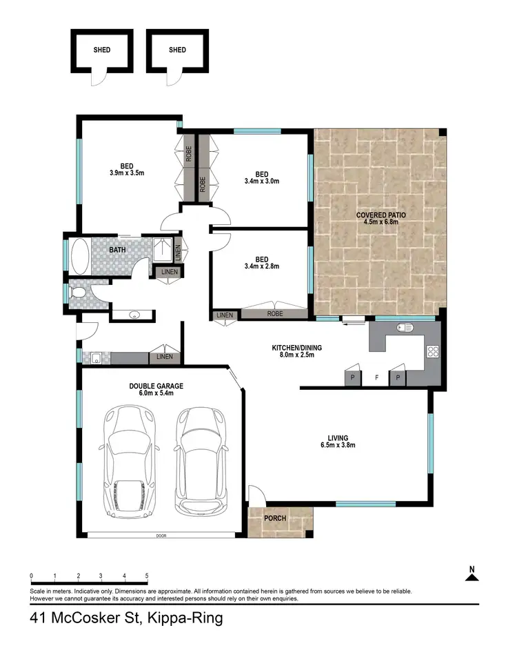 Floorplan of Homely house listing, 41 Mccosker St, Kippa-ring QLD 4021