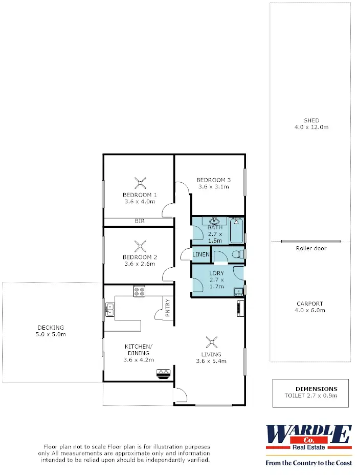 Floorplan of Homely house listing, 1 Ferme St, Port Pirie SA 5540