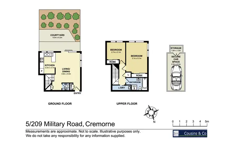 Floorplan of Homely unit listing, 5/209 Military Road, Cremorne NSW 2090