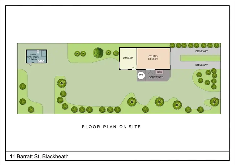 Floorplan of Homely land listing, 11 Barratt Street, Blackheath NSW 2785