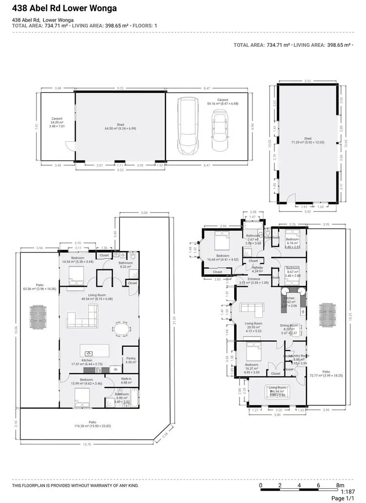 Floorplan of Homely rural property listing, 438 Abel Rd, Lower Wonga QLD 4570