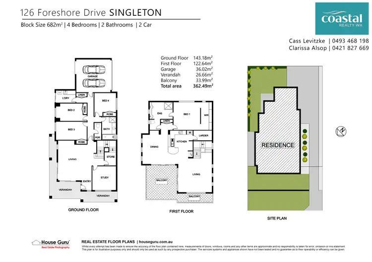 Floorplan of Homely house listing, 126 Foreshore Dr, Singleton WA 6175