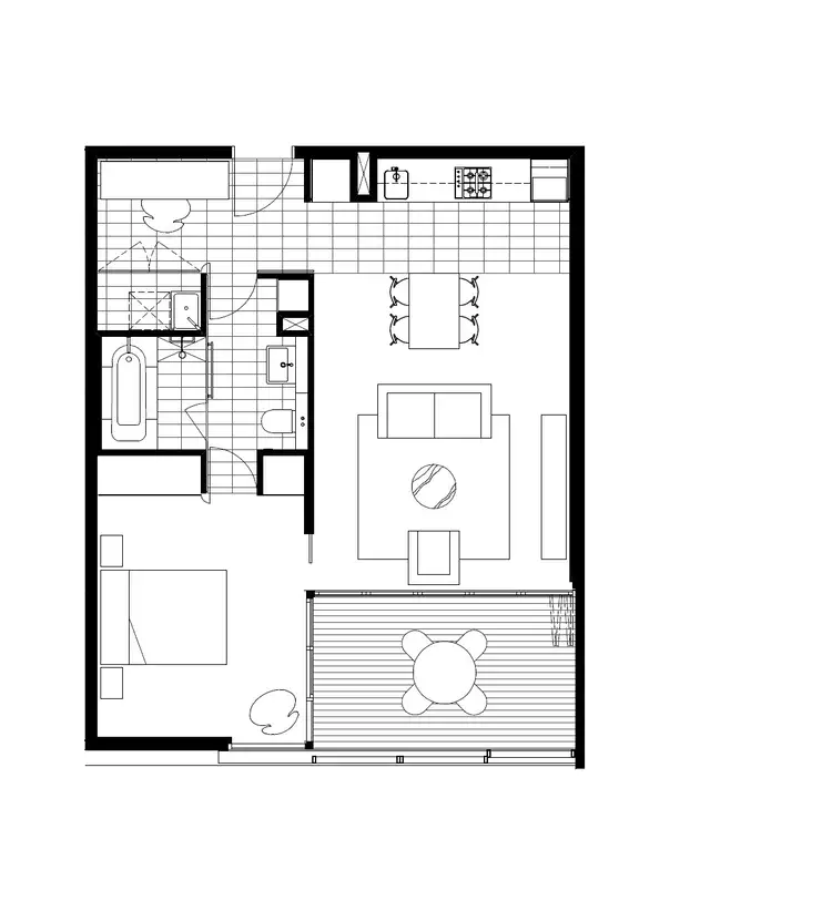 Floorplan of Homely apartment listing, 402/3 Sterling Cct, Camperdown NSW 2050