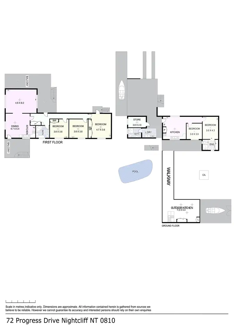 Floorplan of Homely house listing, 72 Progress Drive, Nightcliff NT 810