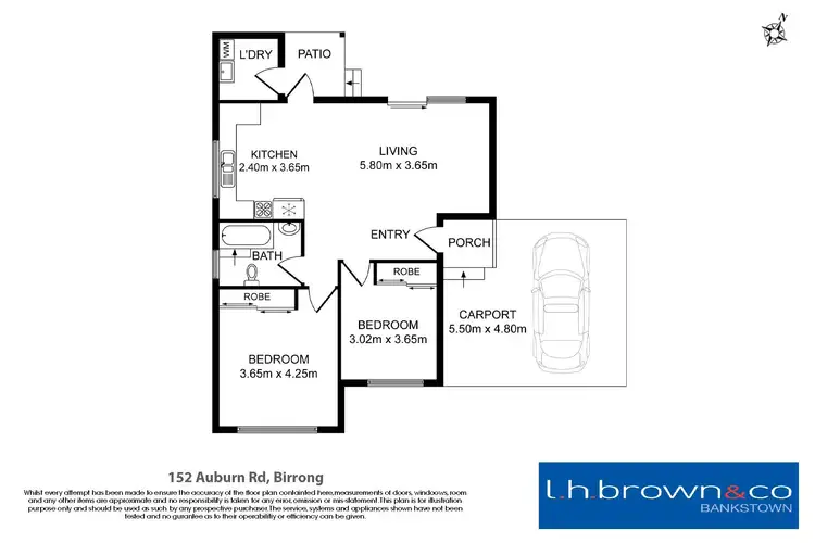 Floorplan of Homely house listing, 152 Auburn Rd, Birrong NSW 2143