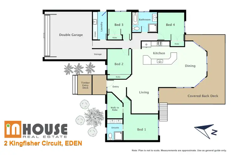 Floorplan of Homely house listing, 2 Kingfisher Cct, Eden NSW 2551
