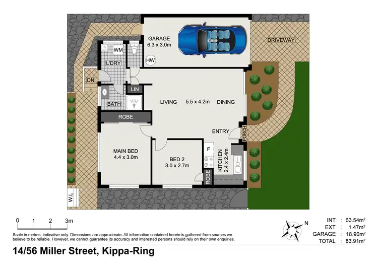 Floorplan of Homely house listing, Unit 14/56 Miller St, Kippa-ring QLD 4021
