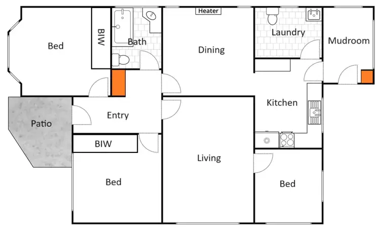 Floorplan of Homely house listing, 155 Nicholson St, Goulburn NSW 2580