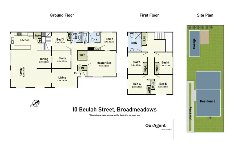 Floorplan of Homely house listing, 10 Beulah St, Broadmeadows VIC 3047
