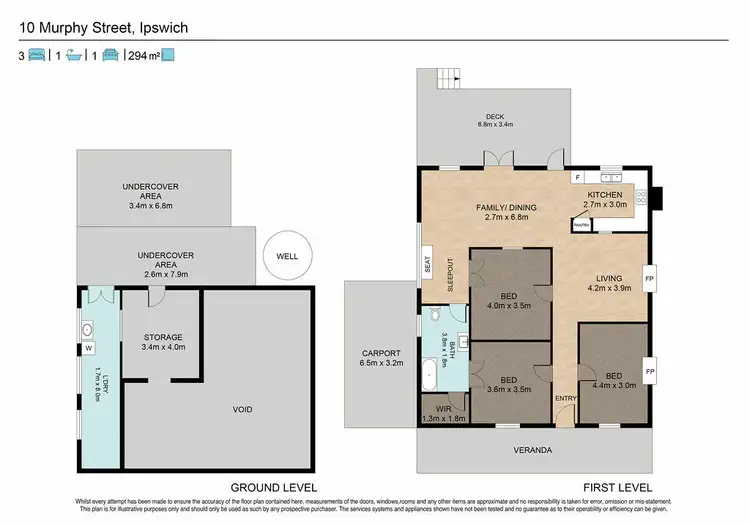 Floorplan of Homely house listing, 10 Murphy St, Ipswich QLD 4305