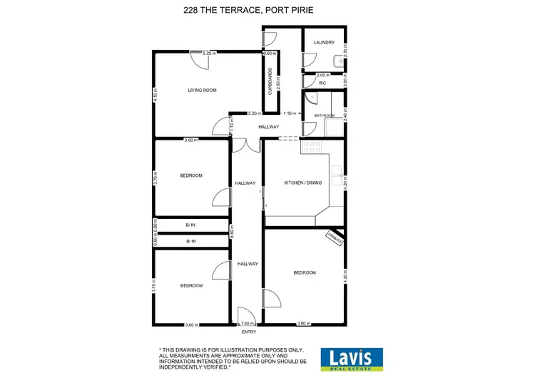 Floorplan of Homely house listing, 228 The Terrace, Port Pirie SA 5540