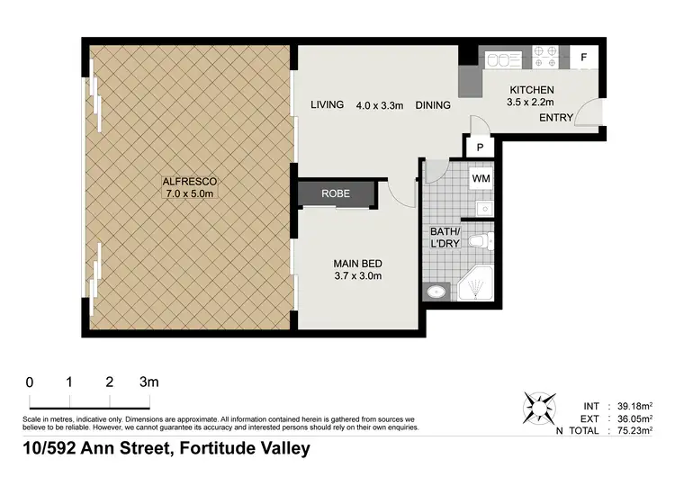 Floorplan of Homely apartment listing, F10/41 Gotha St, Fortitude Valley QLD 4006