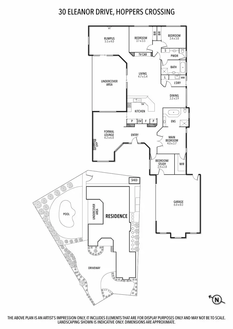 Floorplan of Homely house listing, 30 Eleanor Drive, Hoppers Crossing VIC 3029