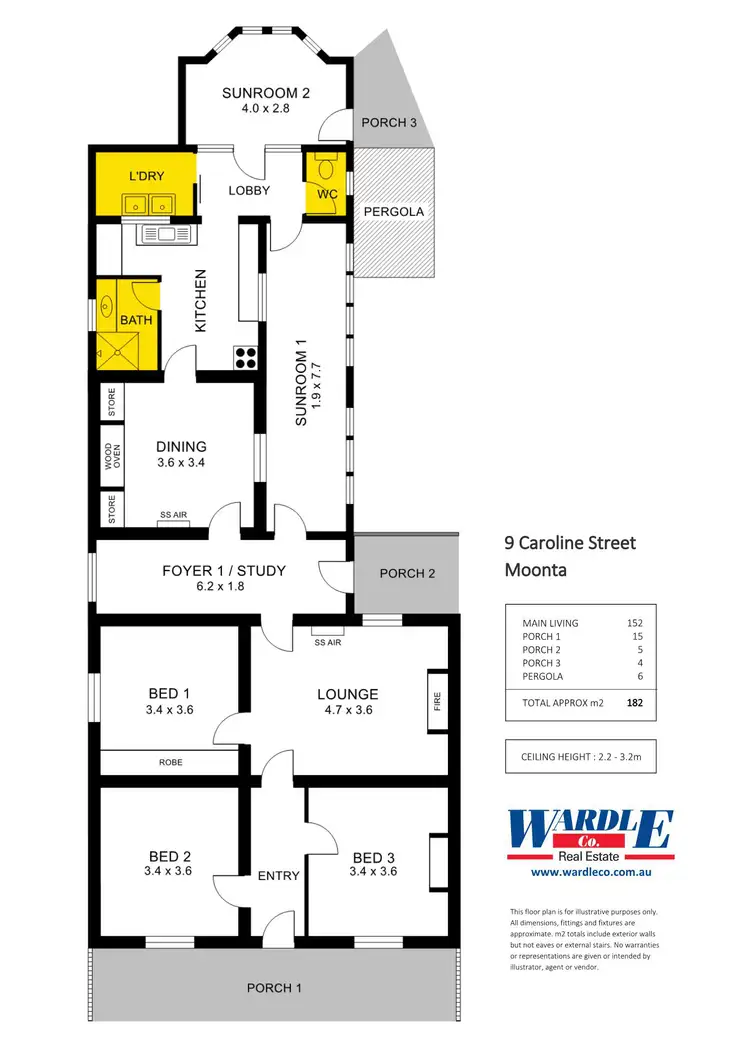 Floorplan of Homely house listing, 9 Caroline St, Moonta SA 5558