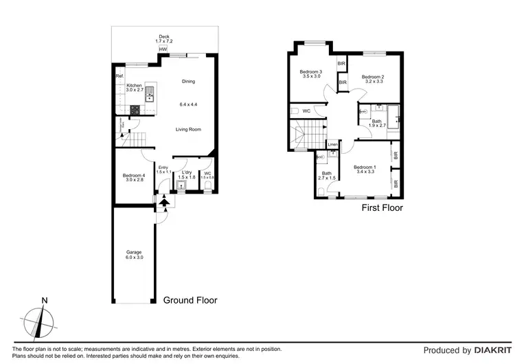 Floorplan of Homely townhouse listing, 90C Military Road, Avondale Heights VIC 3034