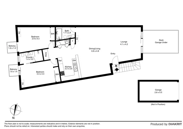 Floorplan of Homely apartment listing, 39 Cavalry Circuit, Maribyrnong VIC 3032