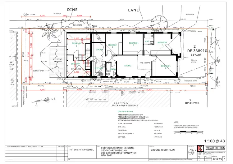 Floorplan of Homely house listing, 208 Barker St, Randwick NSW 2031
