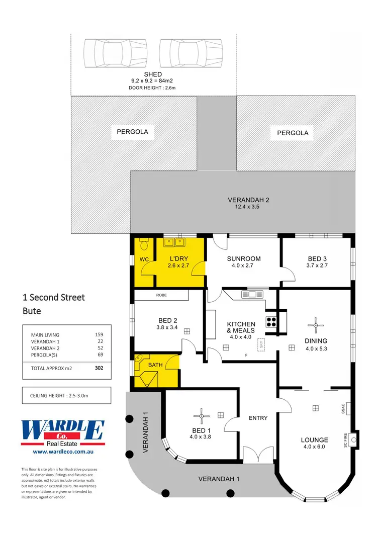 Floorplan of Homely house listing, 1 Second St, Bute SA 5560