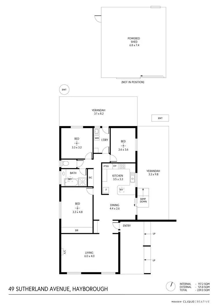 Floorplan of Homely house listing, 49 Sutherland Ave, Hayborough SA 5211