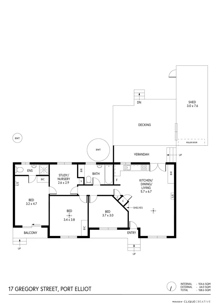 Floorplan of Homely house listing, 17 Gregory St, Port Elliot SA 5212