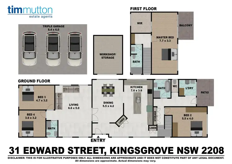 Floorplan of Homely house listing, 31 Edward St, Kingsgrove NSW 2208