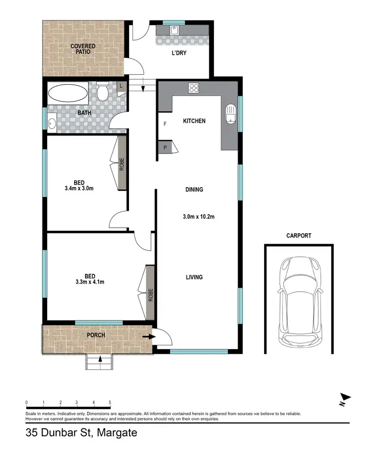 Floorplan of Homely house listing, 35A Dunbar St, Margate QLD 4019