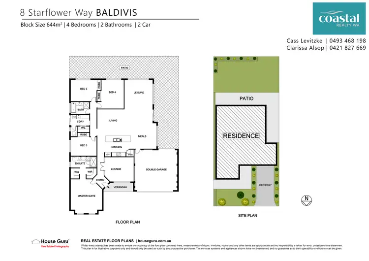Floorplan of Homely house listing, 8 Starflower Way, Baldivis WA 6171