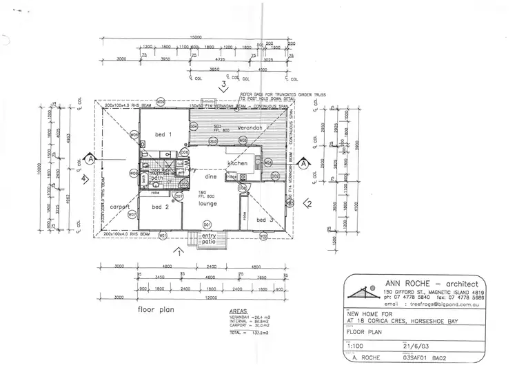 Floorplan of Homely house listing, 18 Corica Cres, Horseshoe Bay QLD 4819