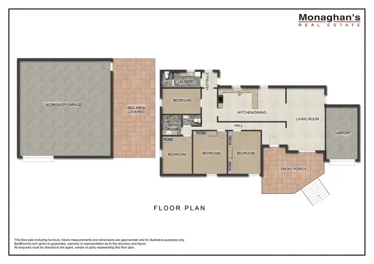 Floorplan of Homely house listing, 77 Napier St, Stawell VIC 3380